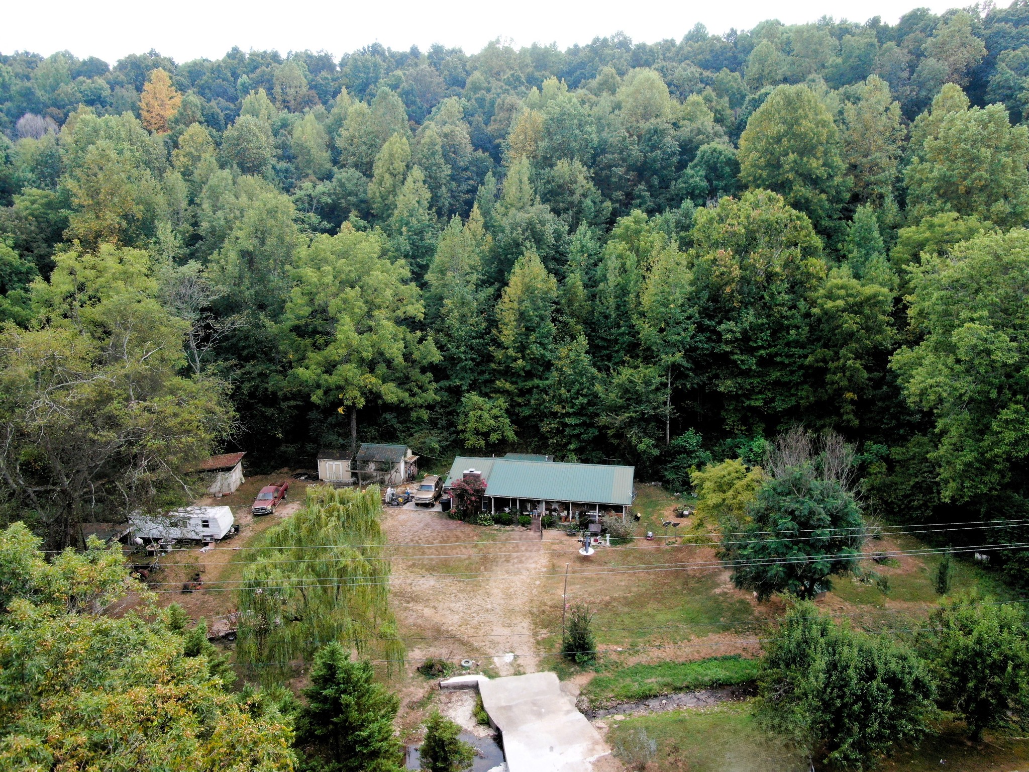 555 Myrick Branch Road Pulaski, TN 38478 - Photo 5 of 40 an aerial view of a house with a yard