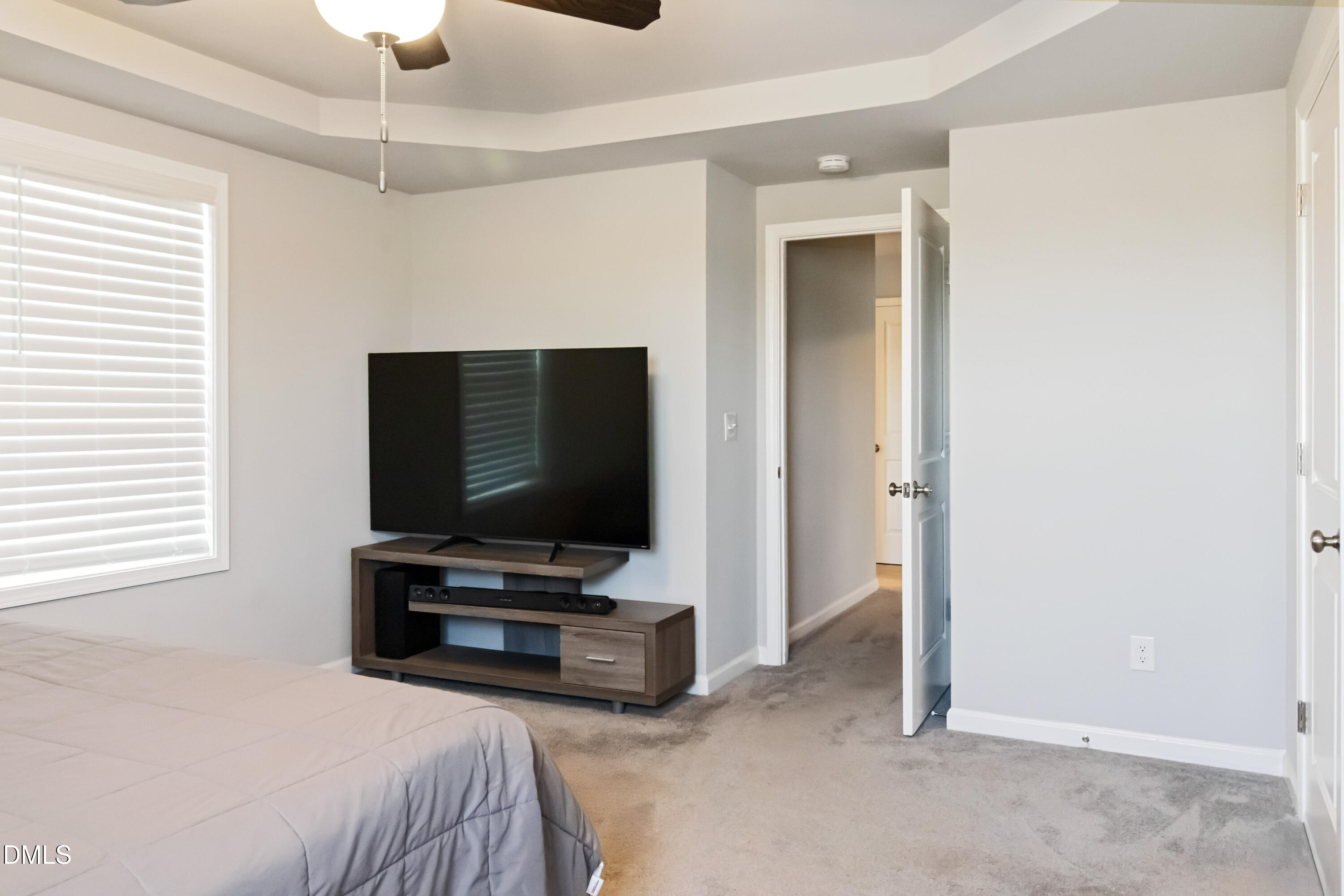 719 New Daniels Chapel Road Fremont, NC 27830 - Photo 12 of 24 a bedroom with bed and flat screen tv