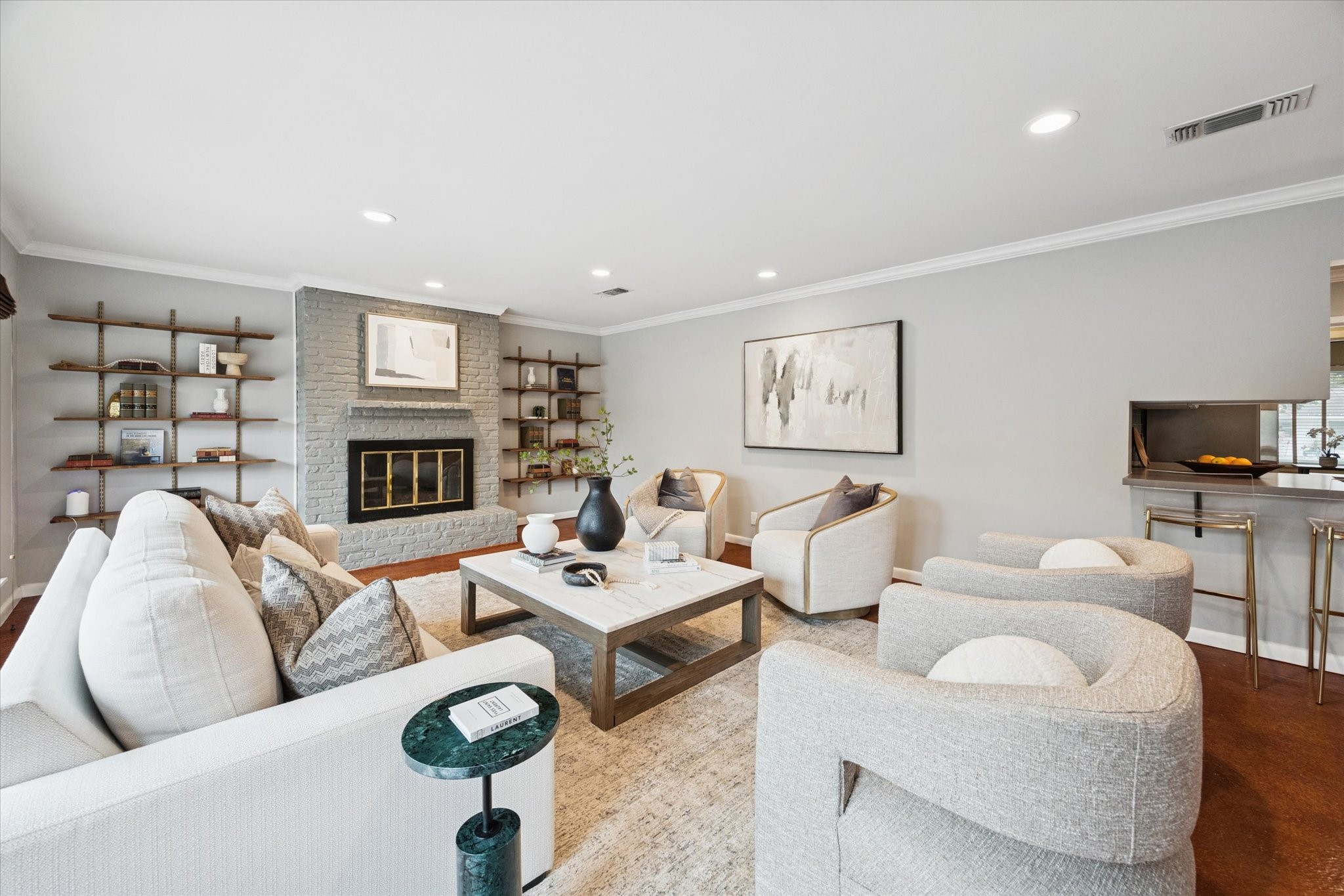 5234 Libbey Drive Houston, TX 77092 - Photo 15 of 35 The open concept living area is perfect for both everyday living and entertaining.