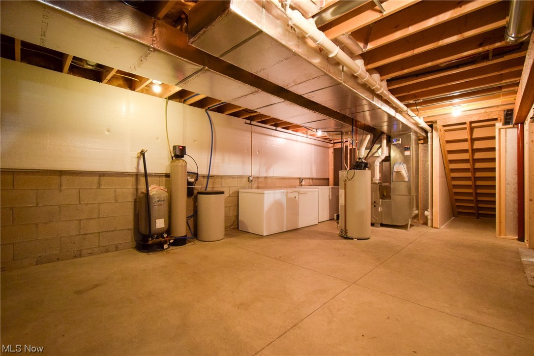 18778 Brenneman Road Dundee, OH 44624 - Photo 18 of 21 Basement featuring heating utilities and water heater