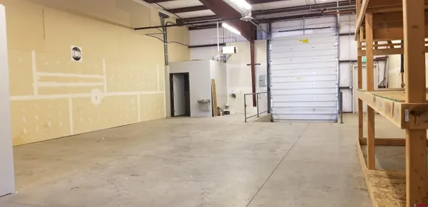 a view of a storage room with bicycles