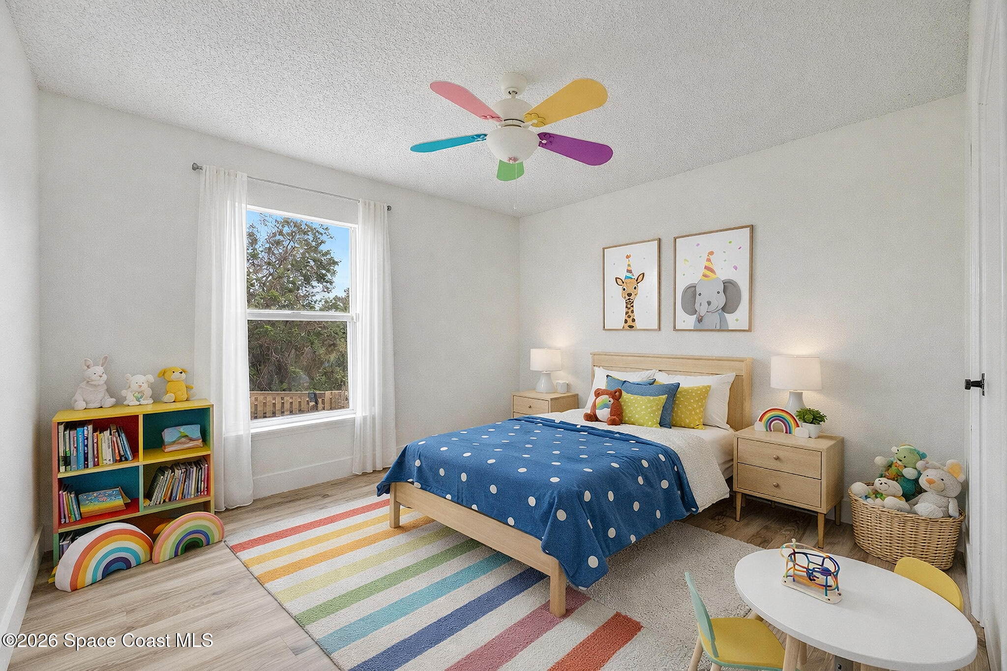 2250 Spring Creek Circle Palm Bay, FL 32905 - Photo 61 of 84 a bedroom with a bed and a window