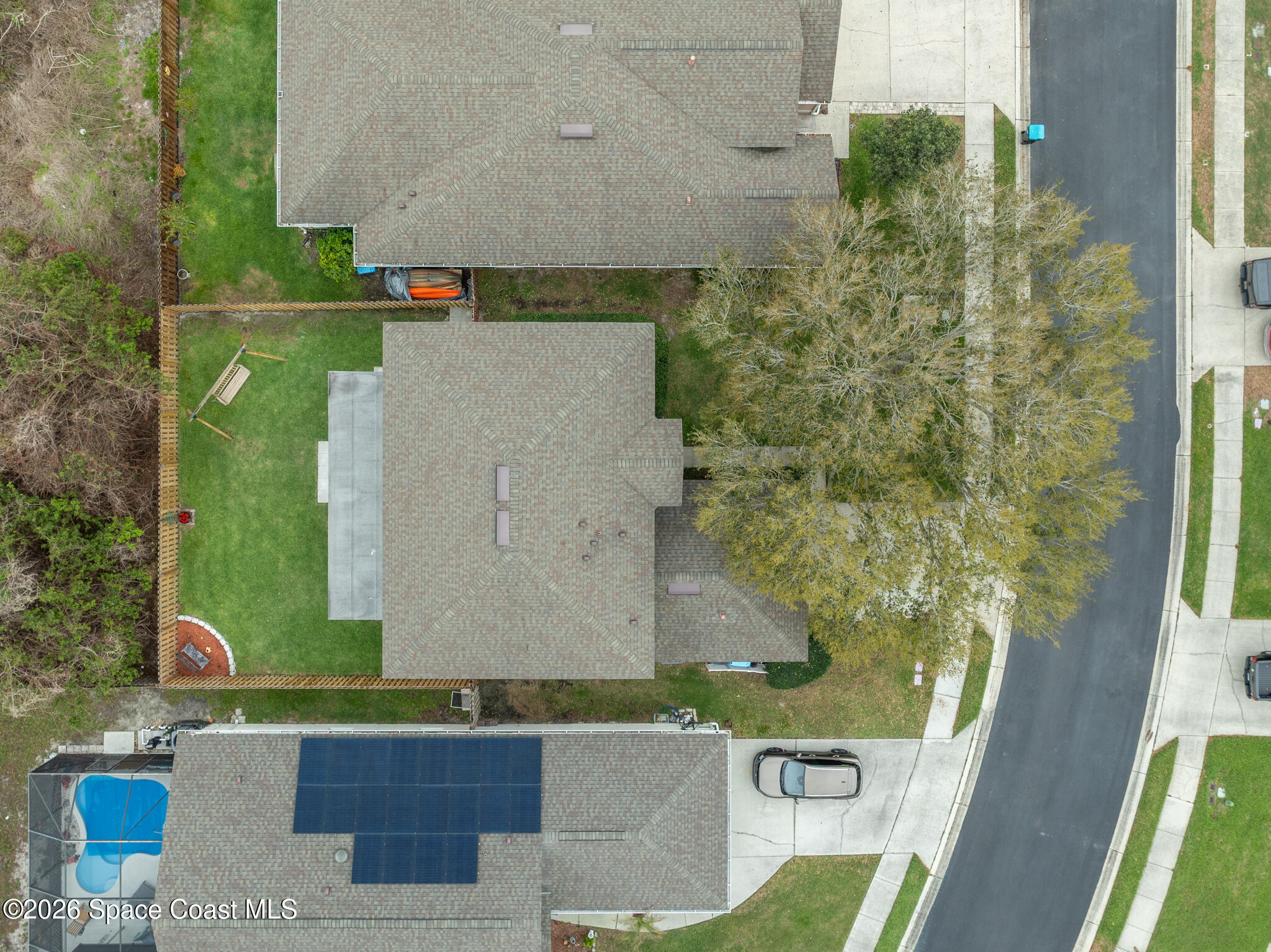 2250 Spring Creek Circle Palm Bay, FL 32905 - Photo 78 of 84 an aerial view of a house