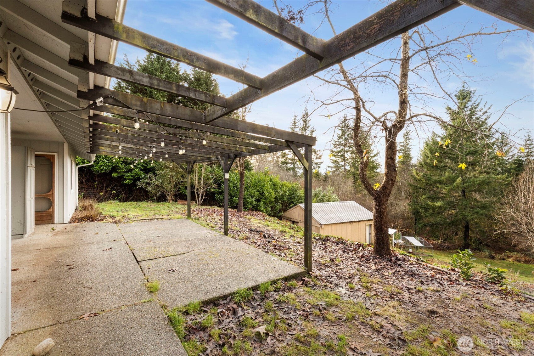 421 Northeast Cutlass Way Belfair, WA 98528 - Photo 25 of 35 a view of a backyard
