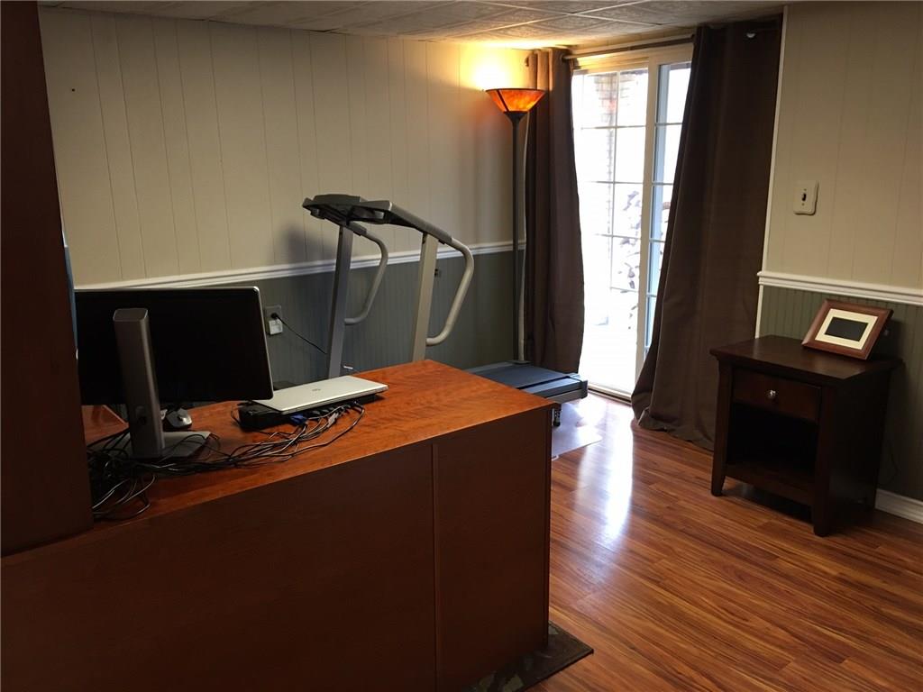 121 Rockingham Road Pittsburgh, PA 15238 - Photo 17 of 23 Den/Office - Beautiful Flooring and Walk Out Sliding Glass Doors