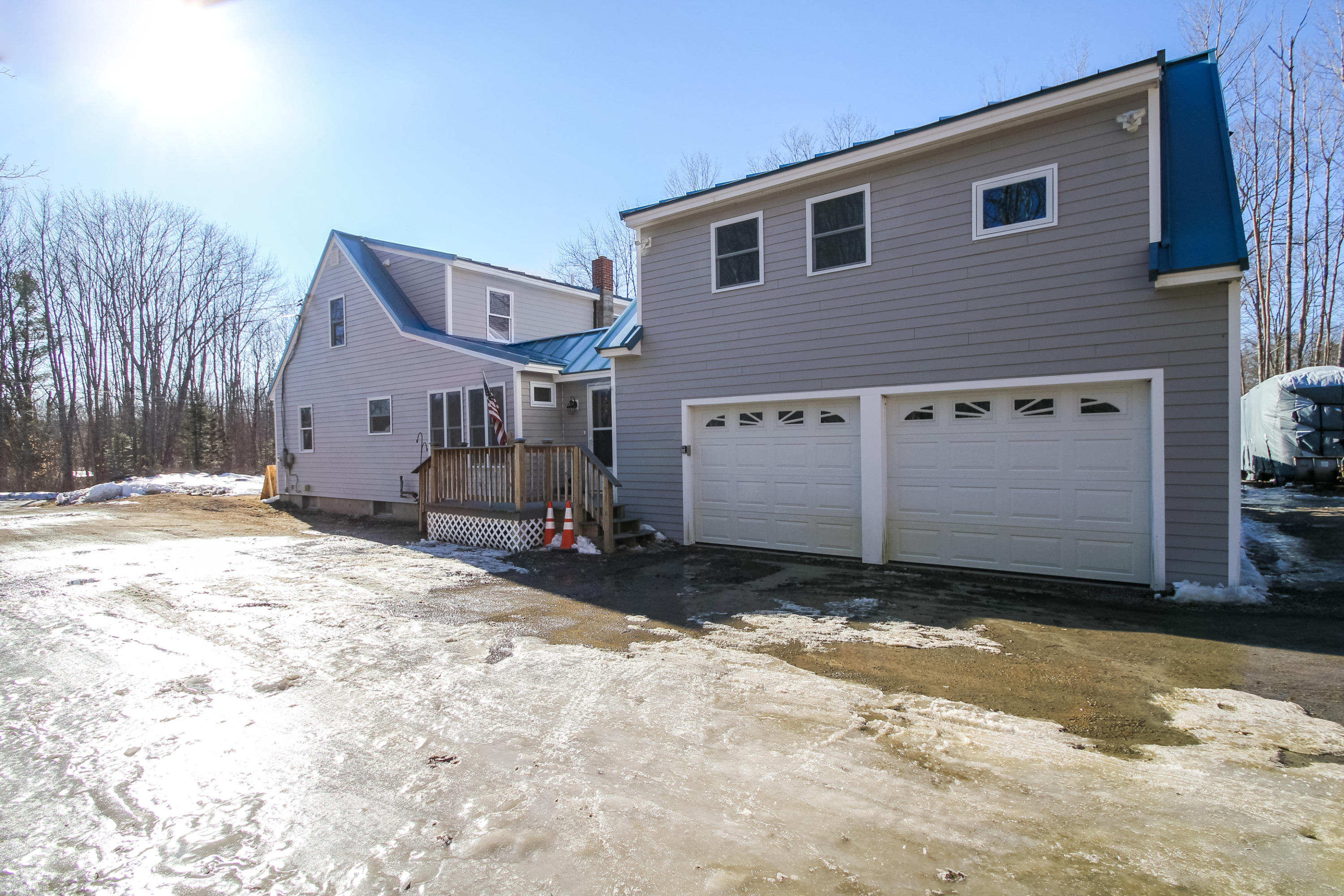 775 Augusta Road Jefferson, ME 04348 - Photo 35 of 40 Garage Side of House