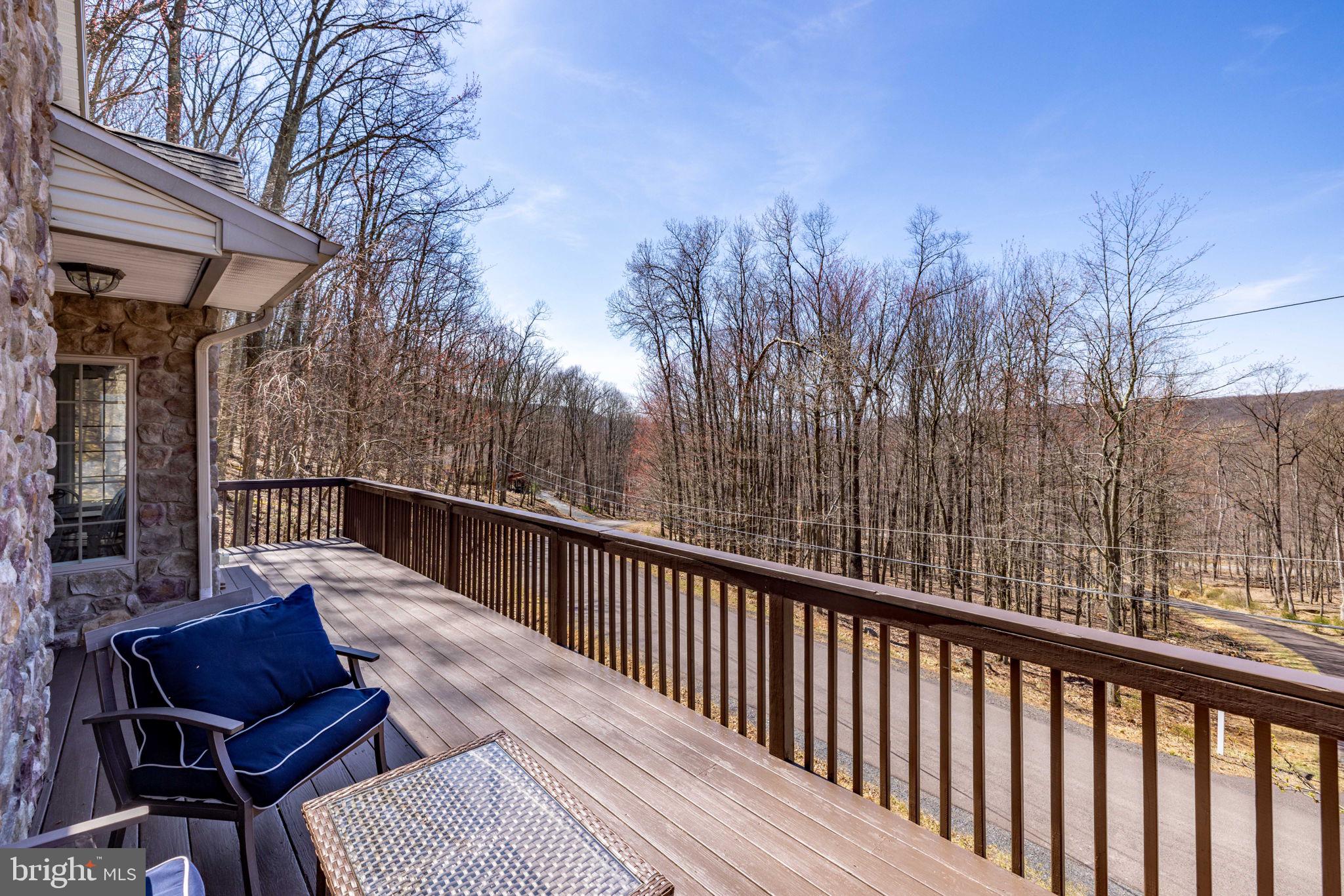 154 Kickapoo Drive Hazleton, PA 18202 - Photo 11 of 87 Serene deck with forest views.