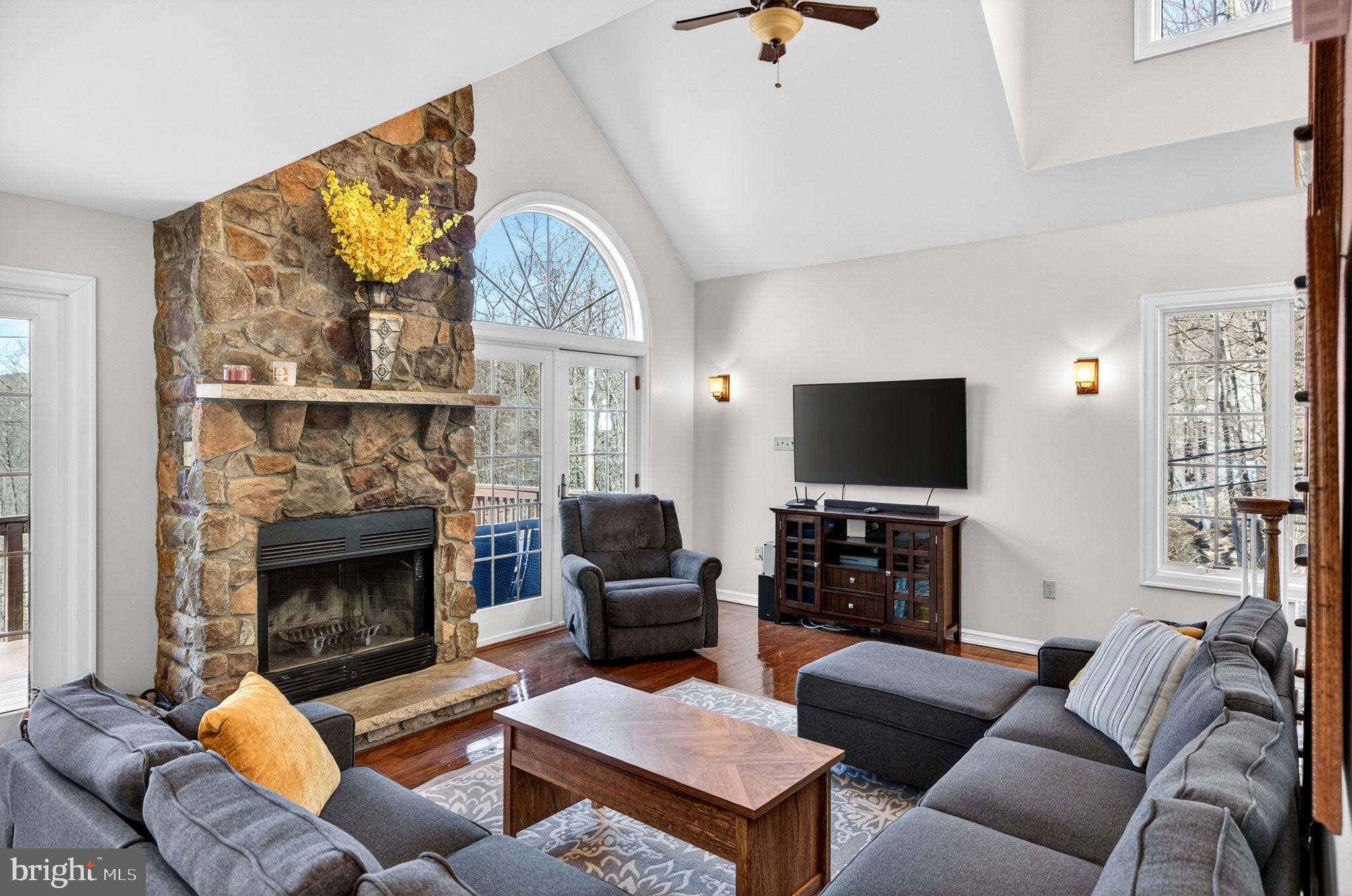 154 Kickapoo Drive Hazleton, PA 18202 - Photo 18 of 87 Cozy living space with stone fireplace.