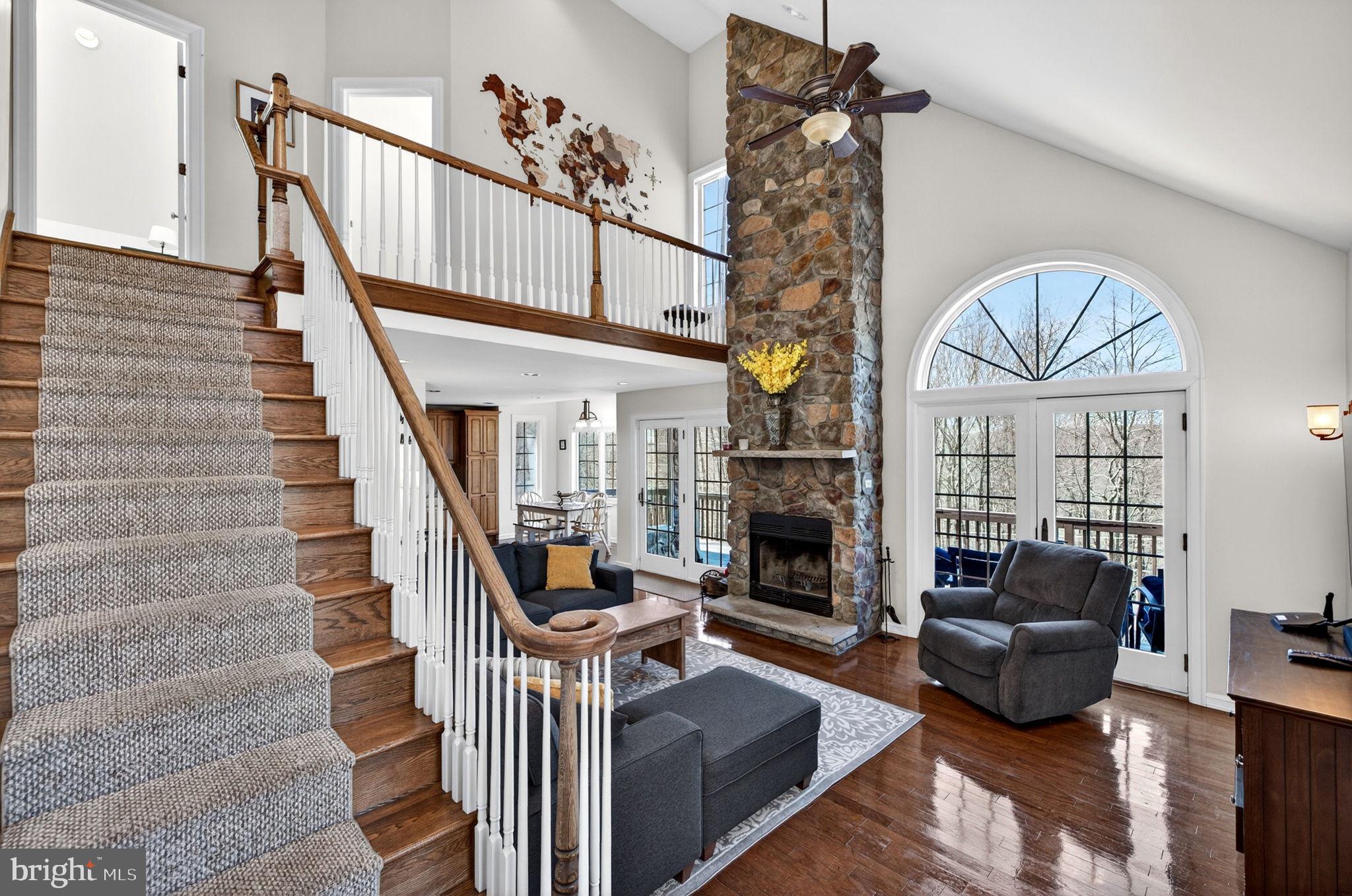154 Kickapoo Drive Hazleton, PA 18202 - Photo 19 of 87 Inviting foyer with stone fireplace.