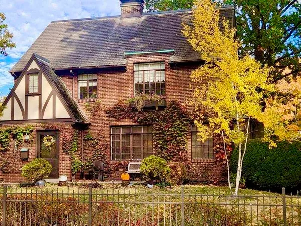front view of house with a yard