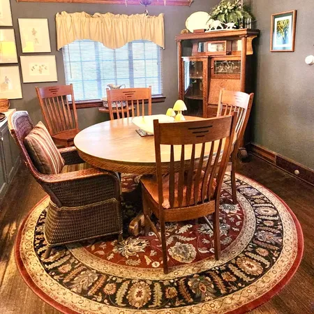 a view of a living room and bathroom