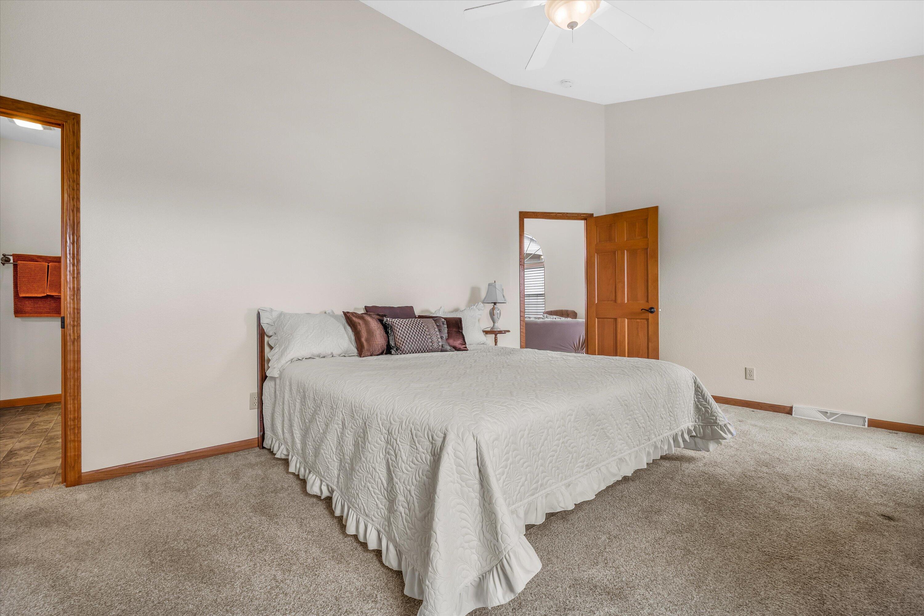 285 Cardinal Ridge Drive Pewaukee, WI 53072 - Photo 24 of 49 Primary is large and luxurious with private bath and generous walk in closet.