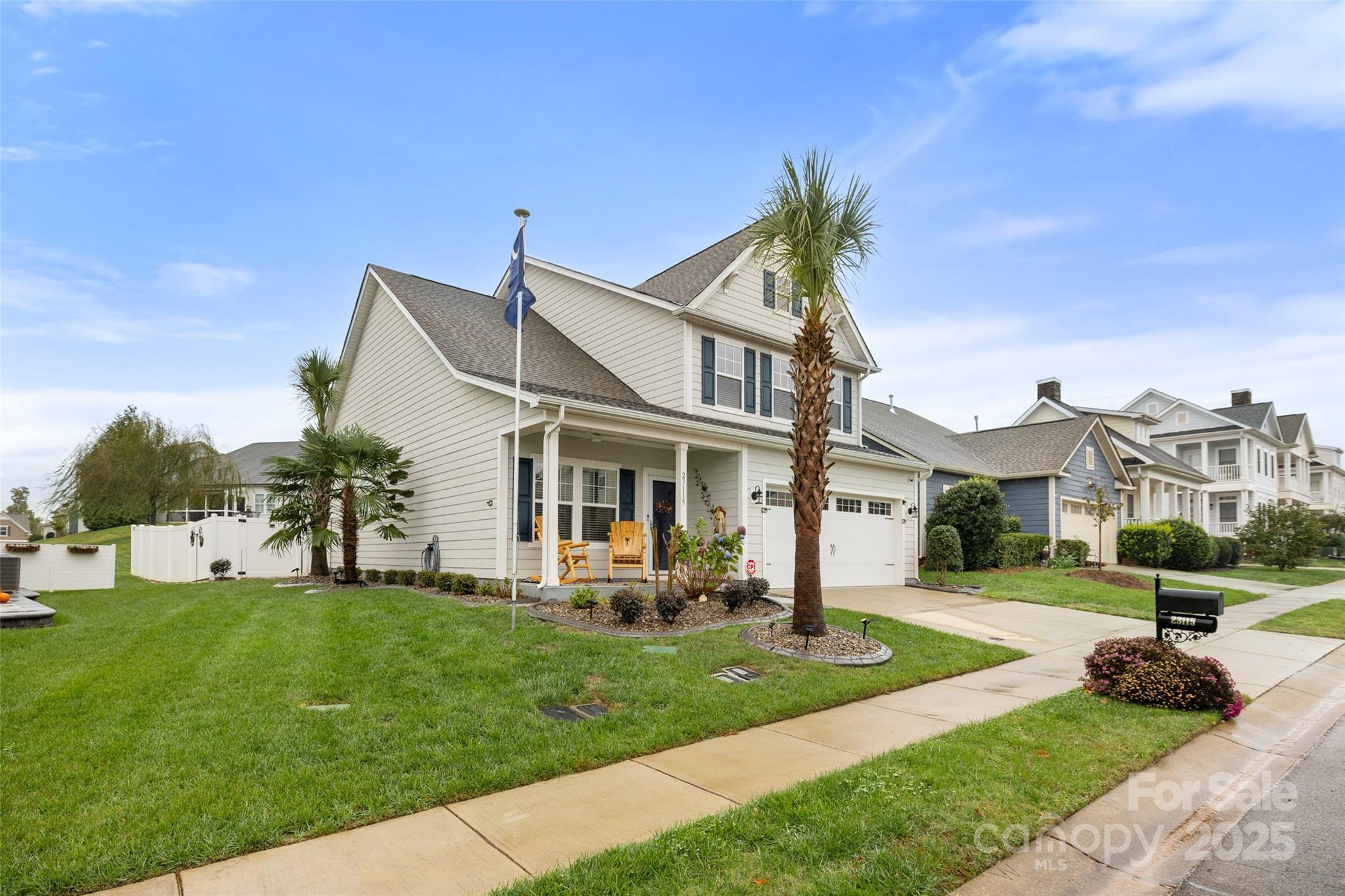23115 Goose Down Lane Lancaster, SC 29720 - Photo 2 of 45 a view of a house with a big yard and potted plants