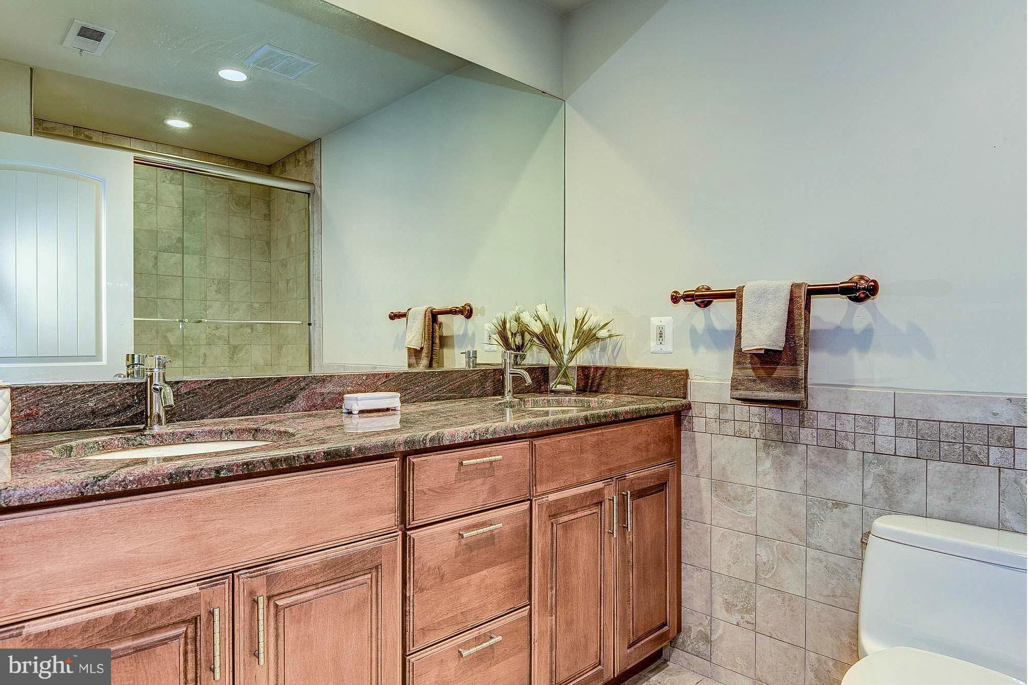 1523 Blue Meadow Road Potomac, MD 20854 - Photo 21 of 29 Renovated Full Hall Bathroom