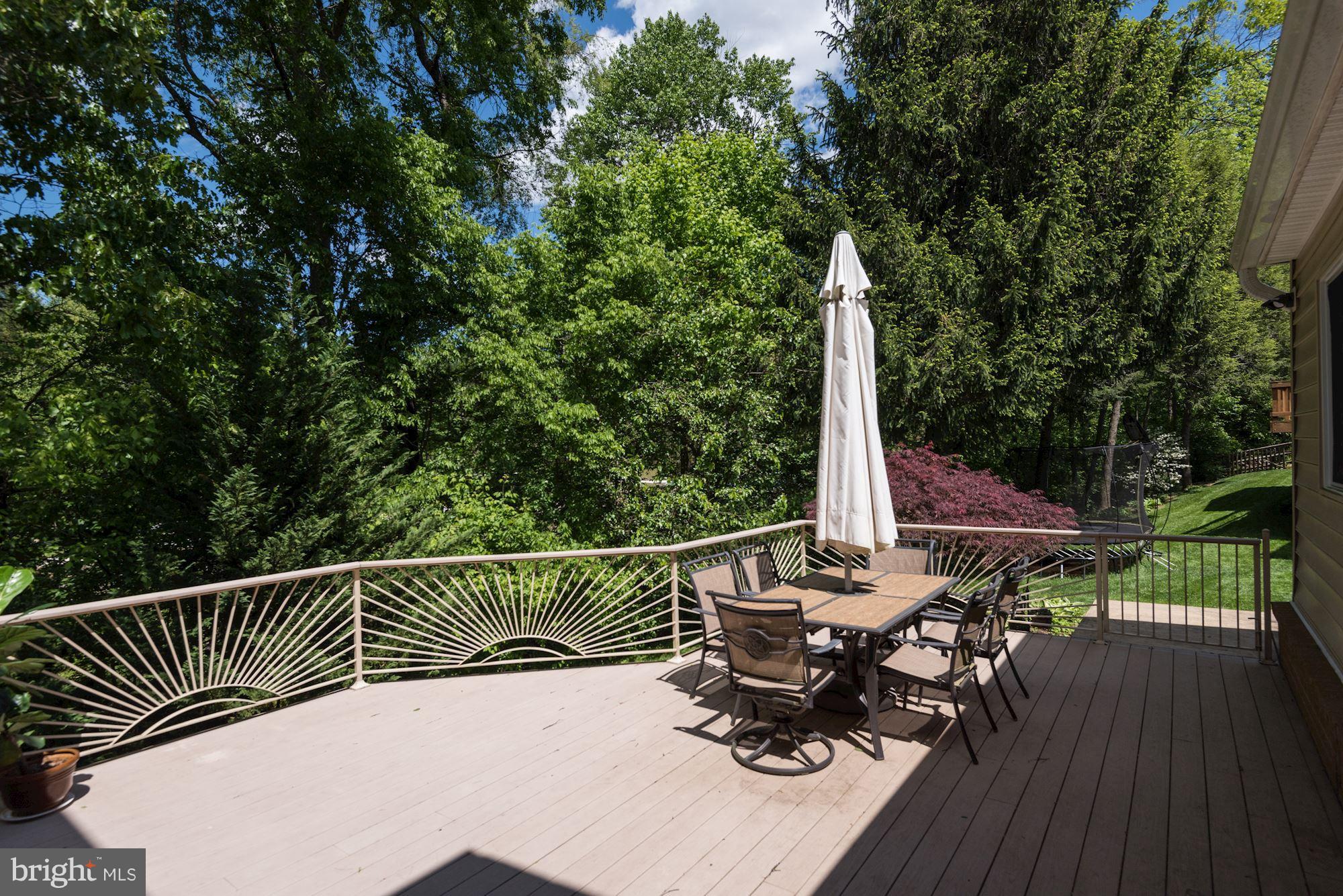 1523 Blue Meadow Road Potomac, MD 20854 - Photo 27 of 29 Expansive Rear Deck Overlooks Parkland