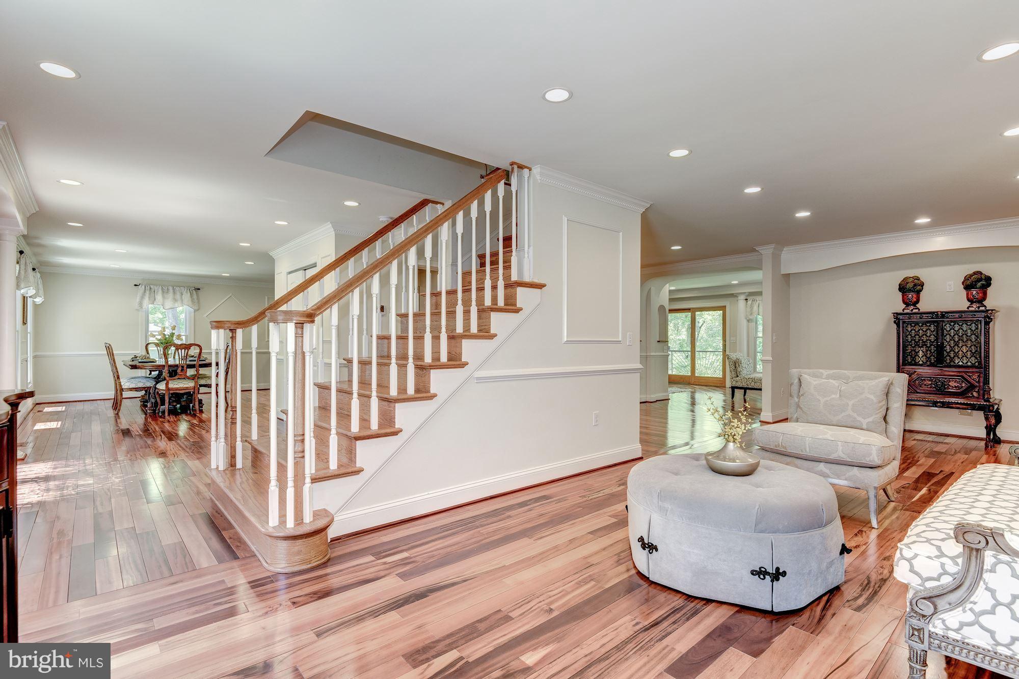 1523 Blue Meadow Road Potomac, MD 20854 - Photo 5 of 29 Living Room to Staircase