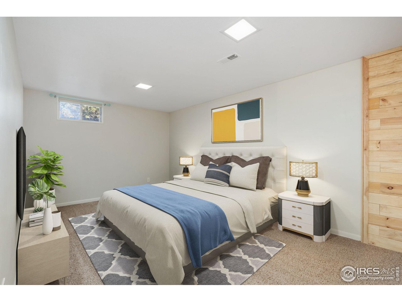 1828 Frontier Road Greeley, CO 80634 - Photo 33 of 40 Basement bedroom - virtually staged