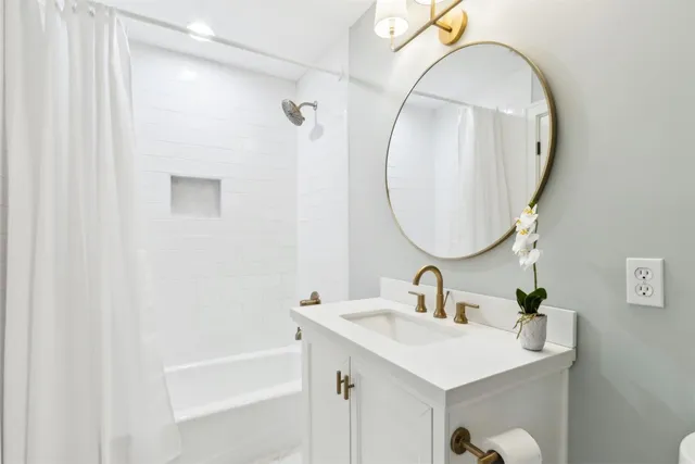 a view of outdoor space with garden