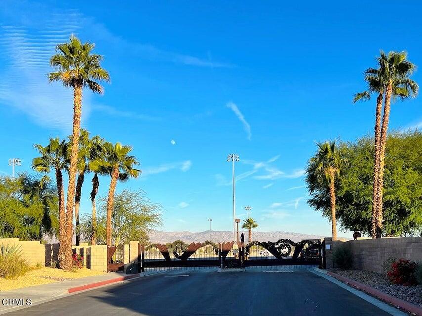 67 Tempe Trail Palm Desert, CA 92211 - Photo 49 of 56 a view of a yard with cars parked