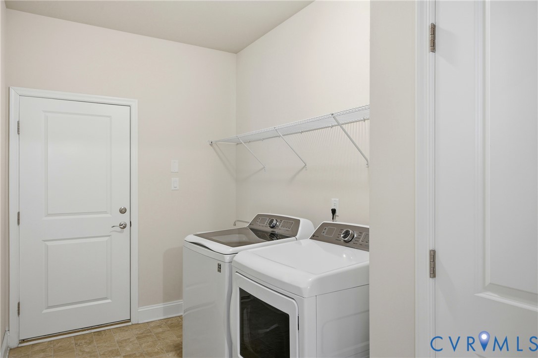 6101 Courage Trail Chester, VA 23831 - Photo 37 of 50 a utility room with dryer and washer