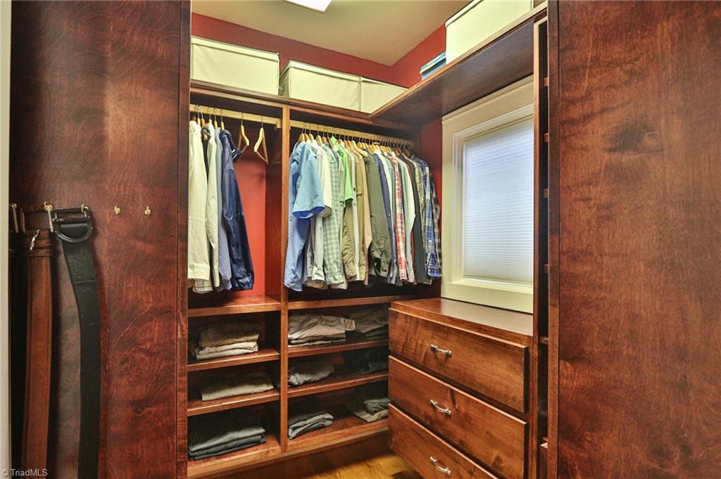 10901 Austin Traphill Road Traphill, NC 28685 - Photo 23 of 50 His and her separate custom made closets in Owner's Suite