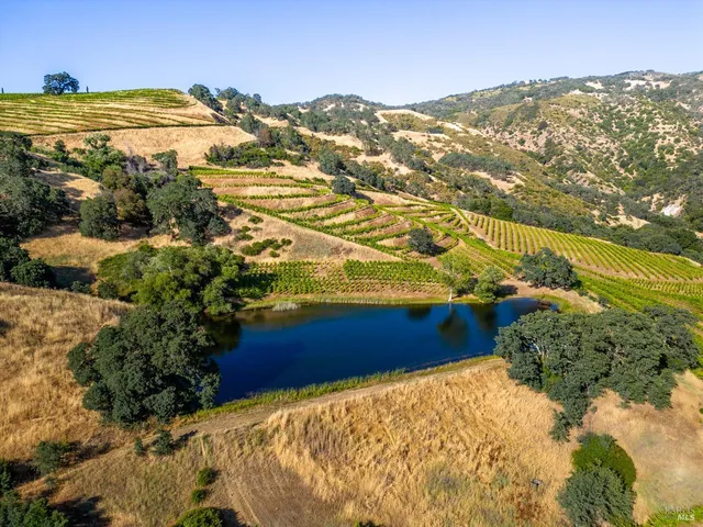 a view of an outdoor space and mountain view