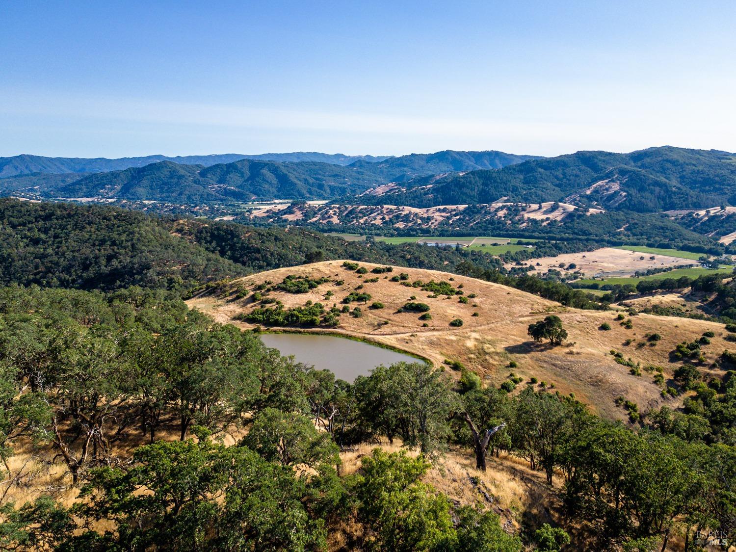 5700 Old River Road Ukiah, CA 95482 - Photo 41 of 56 an aerial view of residential house and mountain