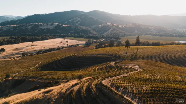 a view of lake and mountain