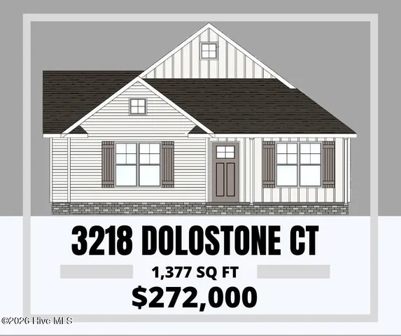 $272,000 | 3218 Dolostone Court Southwest, Wilson, NC 27893