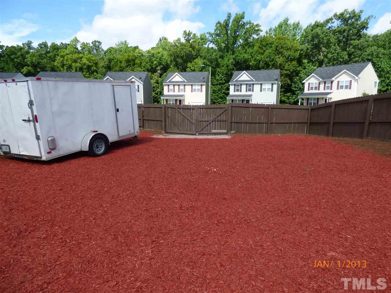 1624 Extine Lane Raleigh, NC 27610 - Photo 25 of 25 Very convenient access from the back road to your patio when towing a small boat or trailer