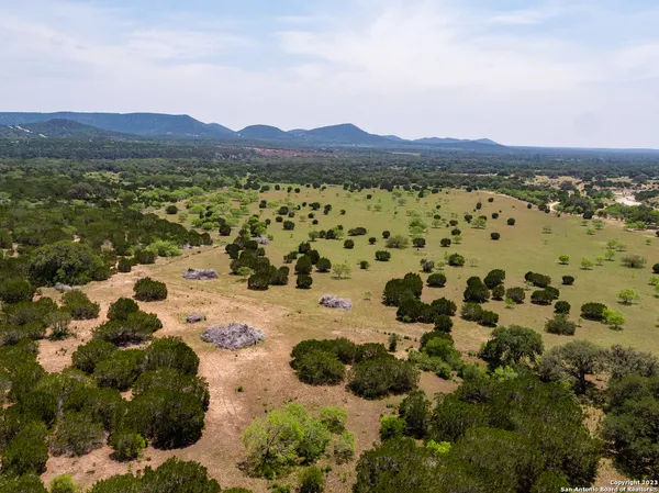 a view of city and mountain