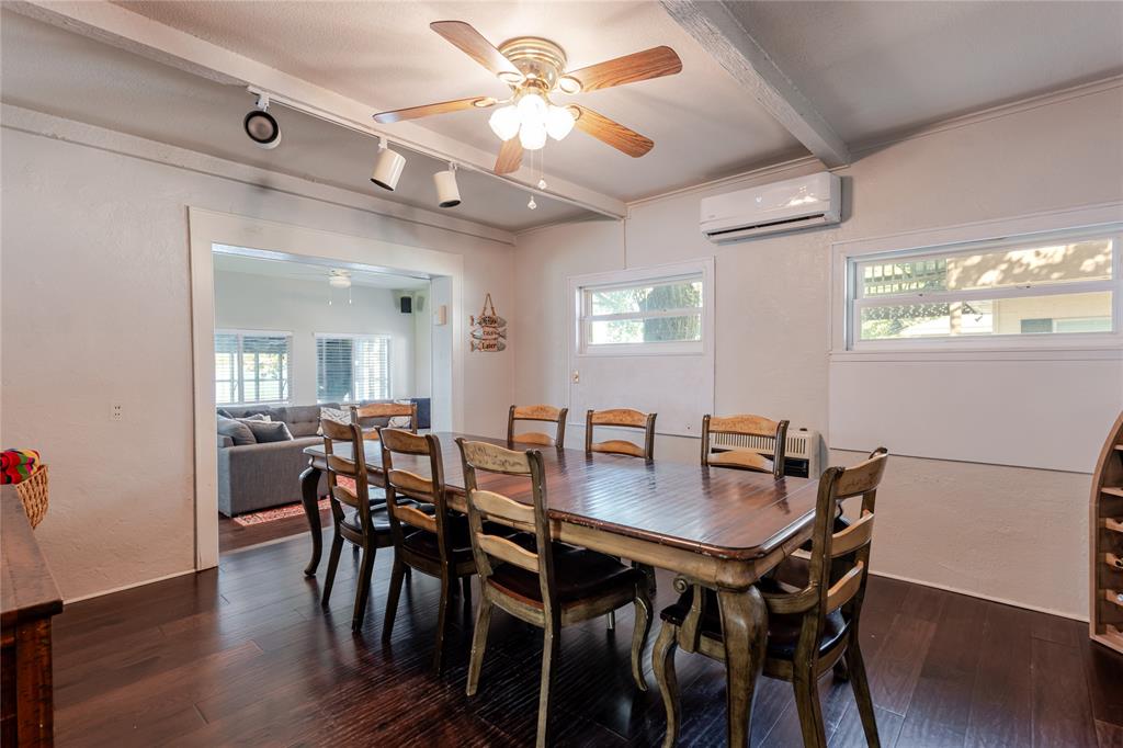 1601 Forum Circle, Unit 156 Graford, TX 76449 - Photo 11 of 28 a view of a dining room with furniture and wooden floor