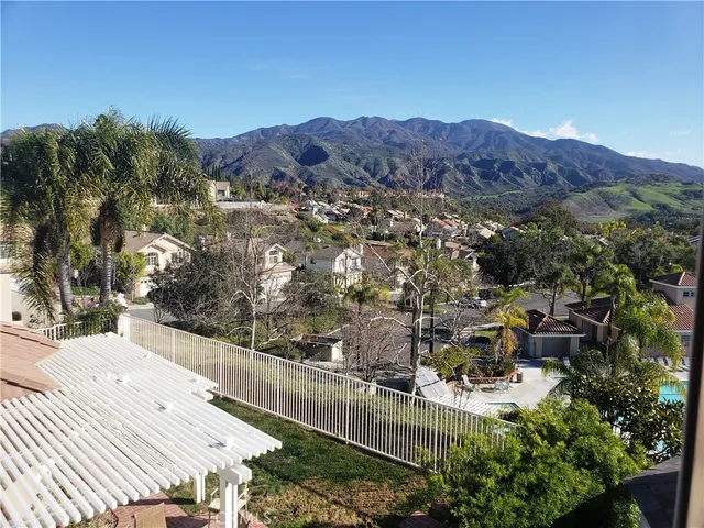 a view of city from balcony
