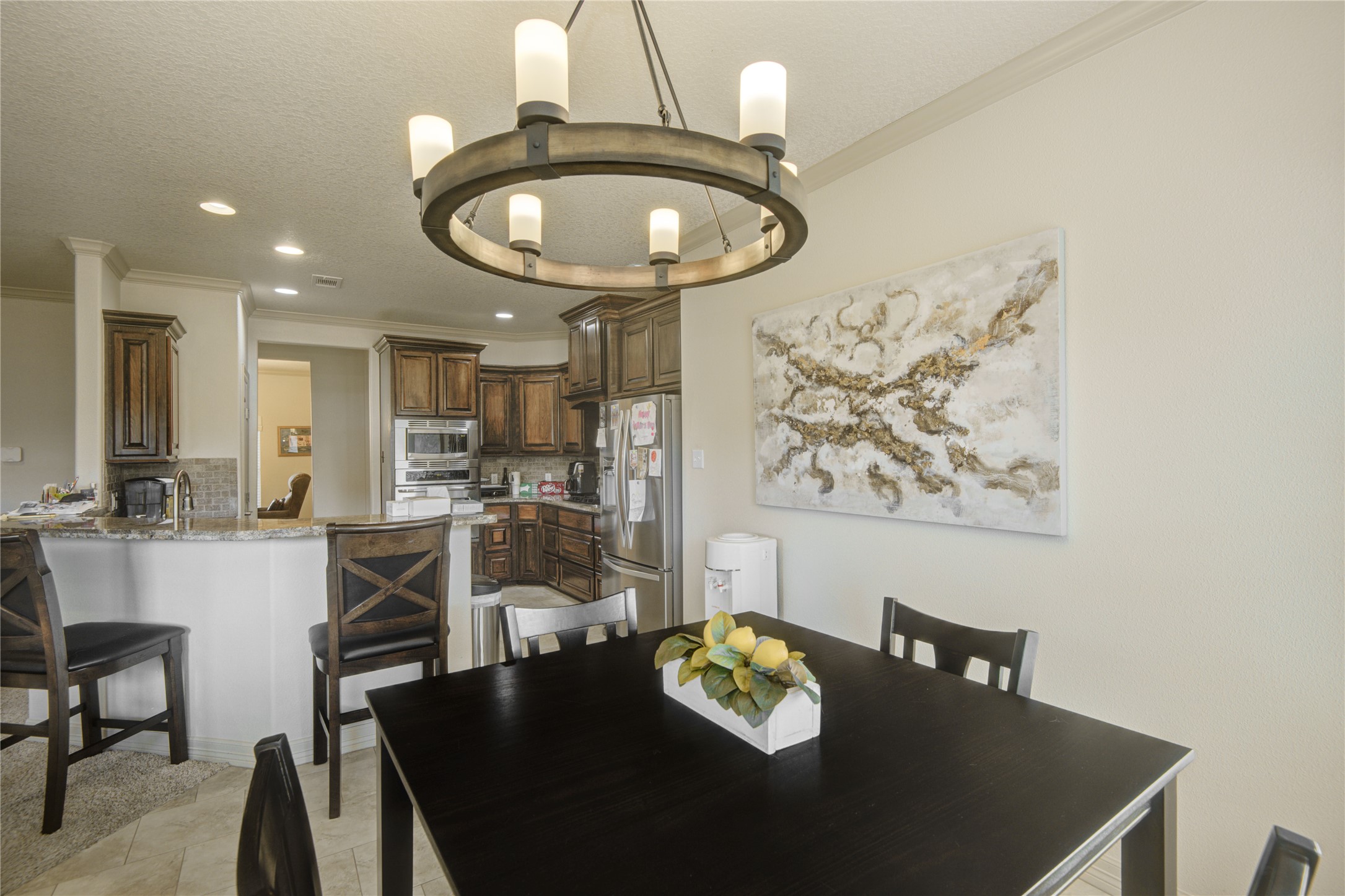 57 Red Maple Court Lake Jackson, TX 77566 - Photo 13 of 44 a view of a dining room with furniture