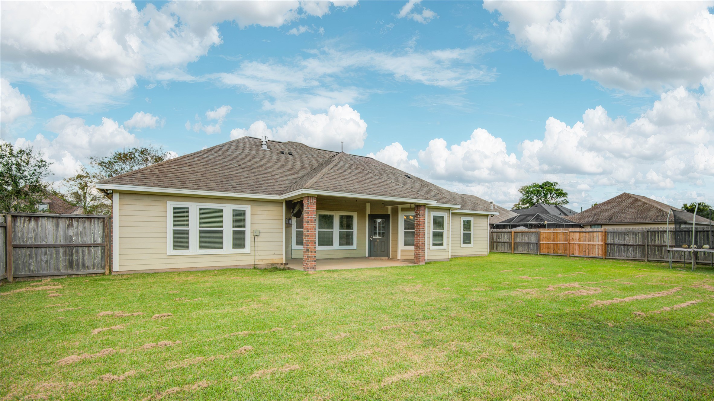 57 Red Maple Court Lake Jackson, TX 77566 - Photo 39 of 44 a view of a house with a garden