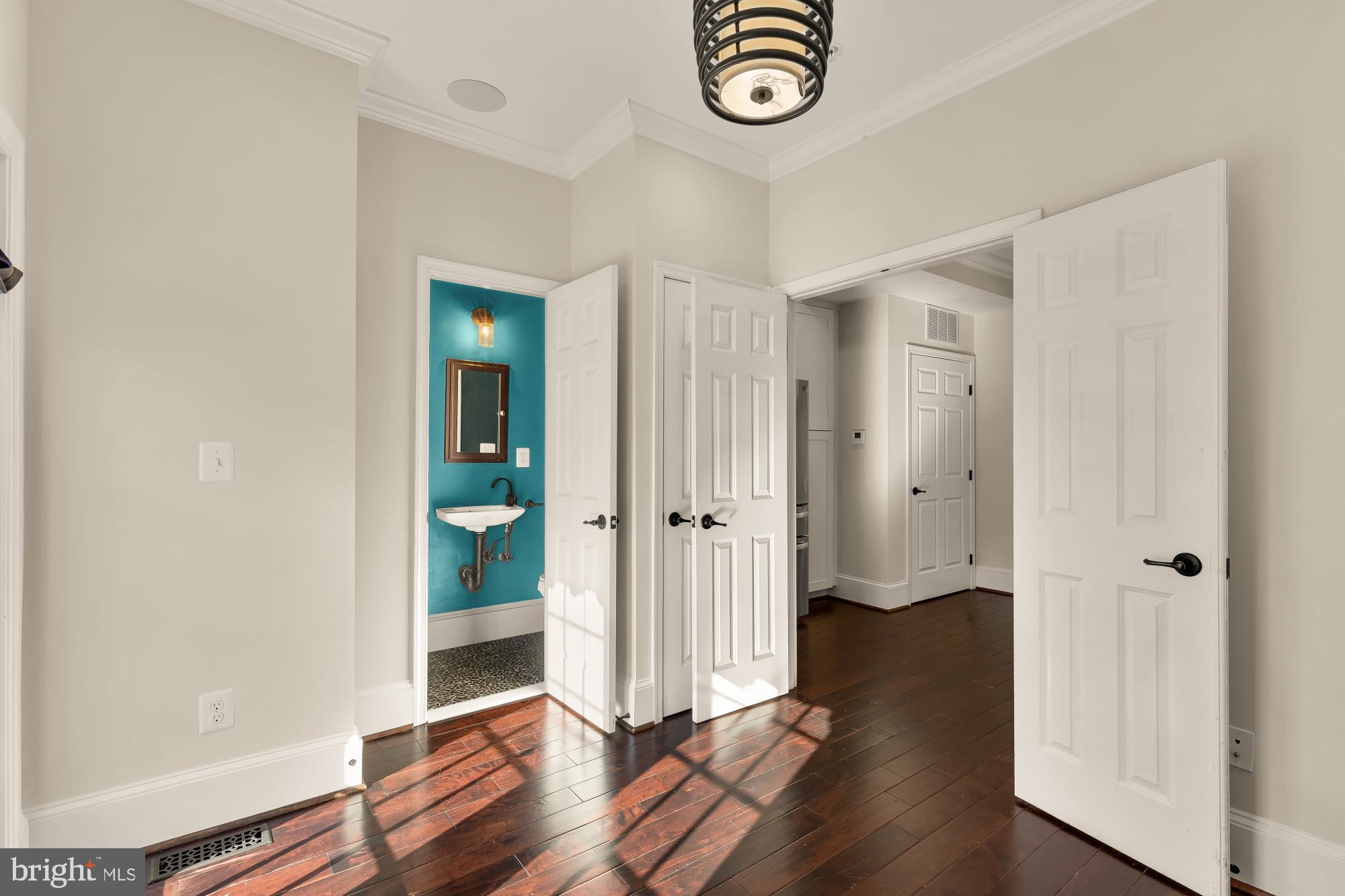 1609 Levis Street Northeast Washington, DC 20002 - Photo 14 of 35 an entryway at a room with wooden floor