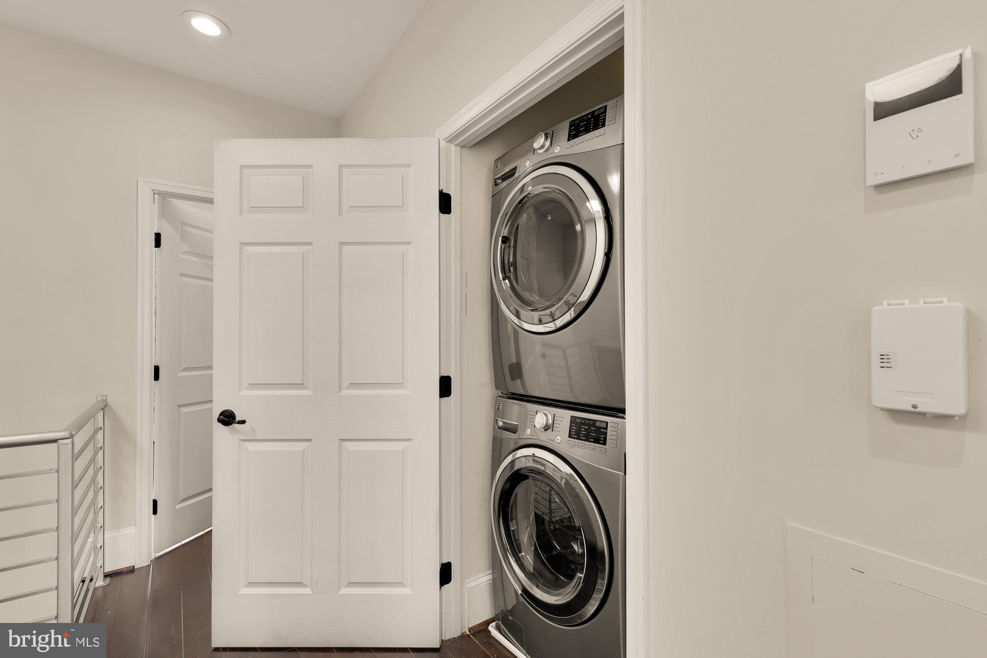 1609 Levis Street Northeast Washington, DC 20002 - Photo 22 of 35 a utility room with dryer and washer