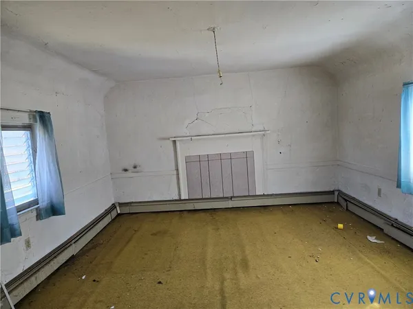 a view of a room with window