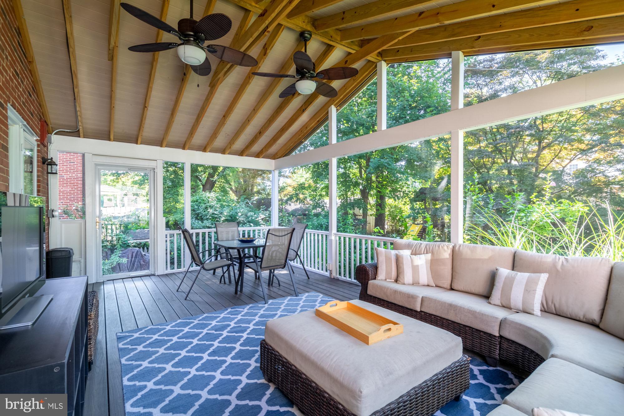 613 Overbrook Road Baltimore, MD 21212 - Photo 3 of 32 Screened-Porch Offers Al Fresco Living Space