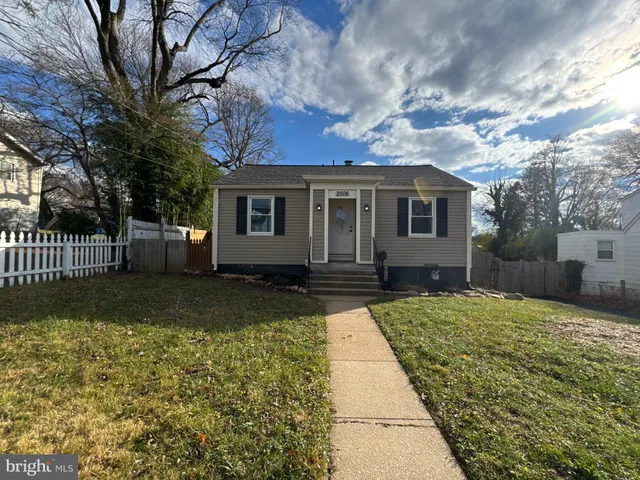 a view of backyard of a house