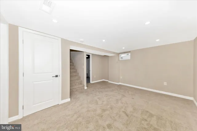 a view of an empty room