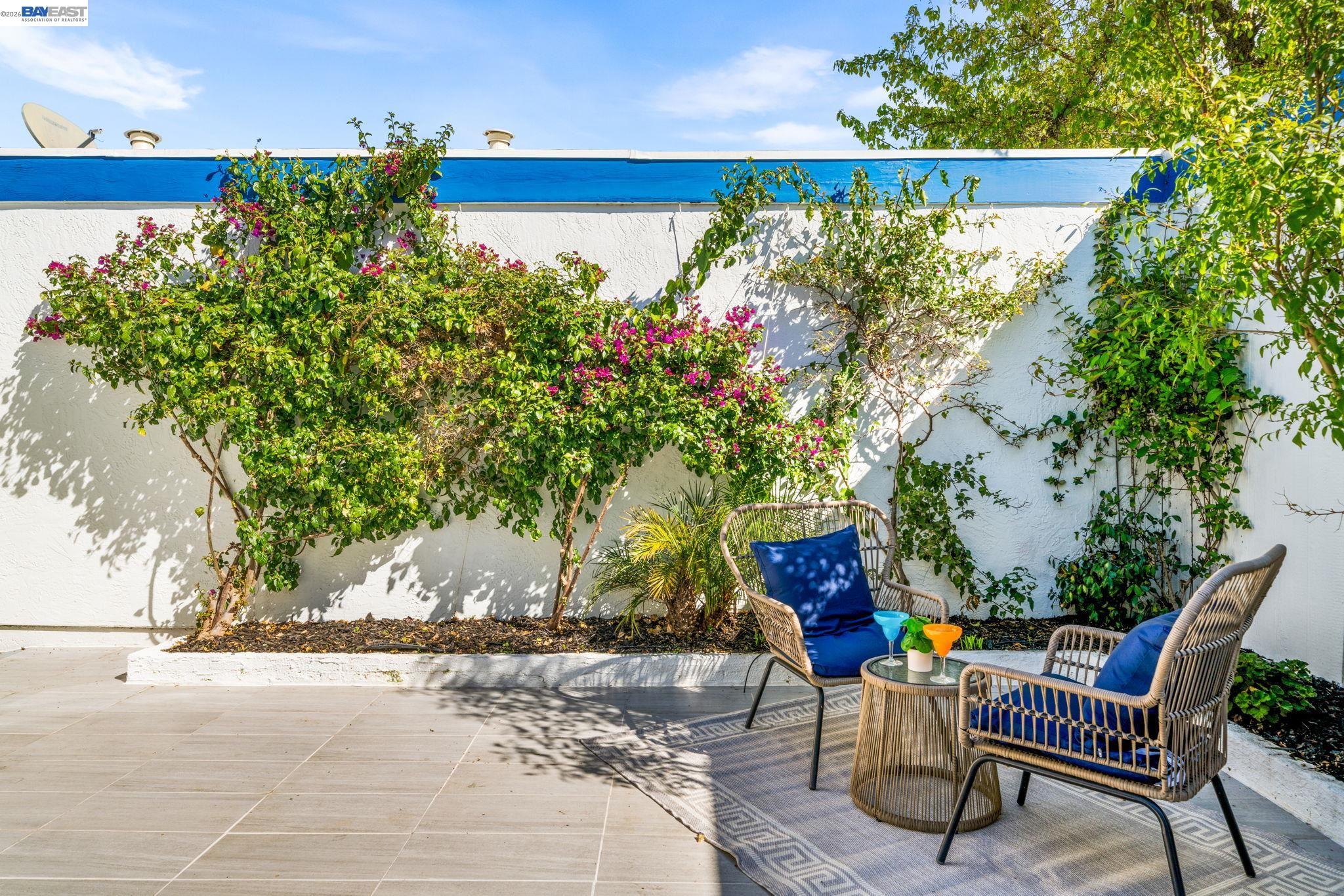 4019 Rennellwood Way Pleasanton, CA 94566 - Photo 37 of 48 a view of a bench in patio of the house
