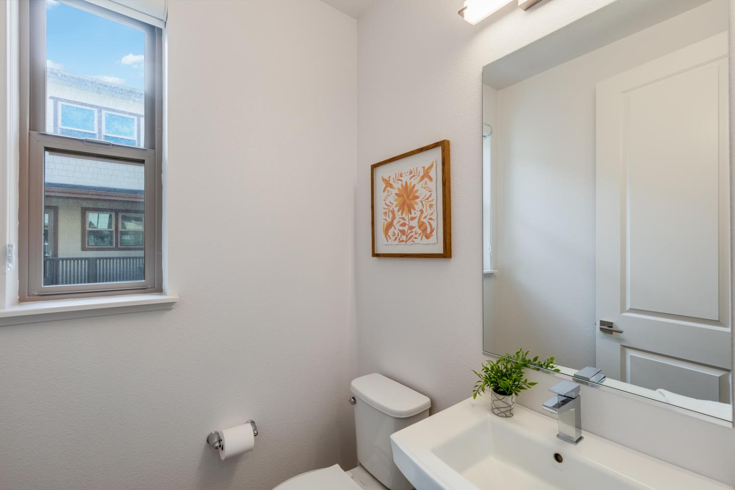 309 Marquetta Circle Mountain View, CA 94043 - Photo 13 of 34 a bathroom with a sink mirror and toilet