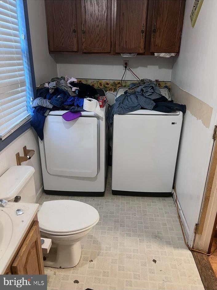 4617 Upper Road Shamokin, PA 17872 - Photo 3 of 16 a bathroom with a sink a toilet and a shower