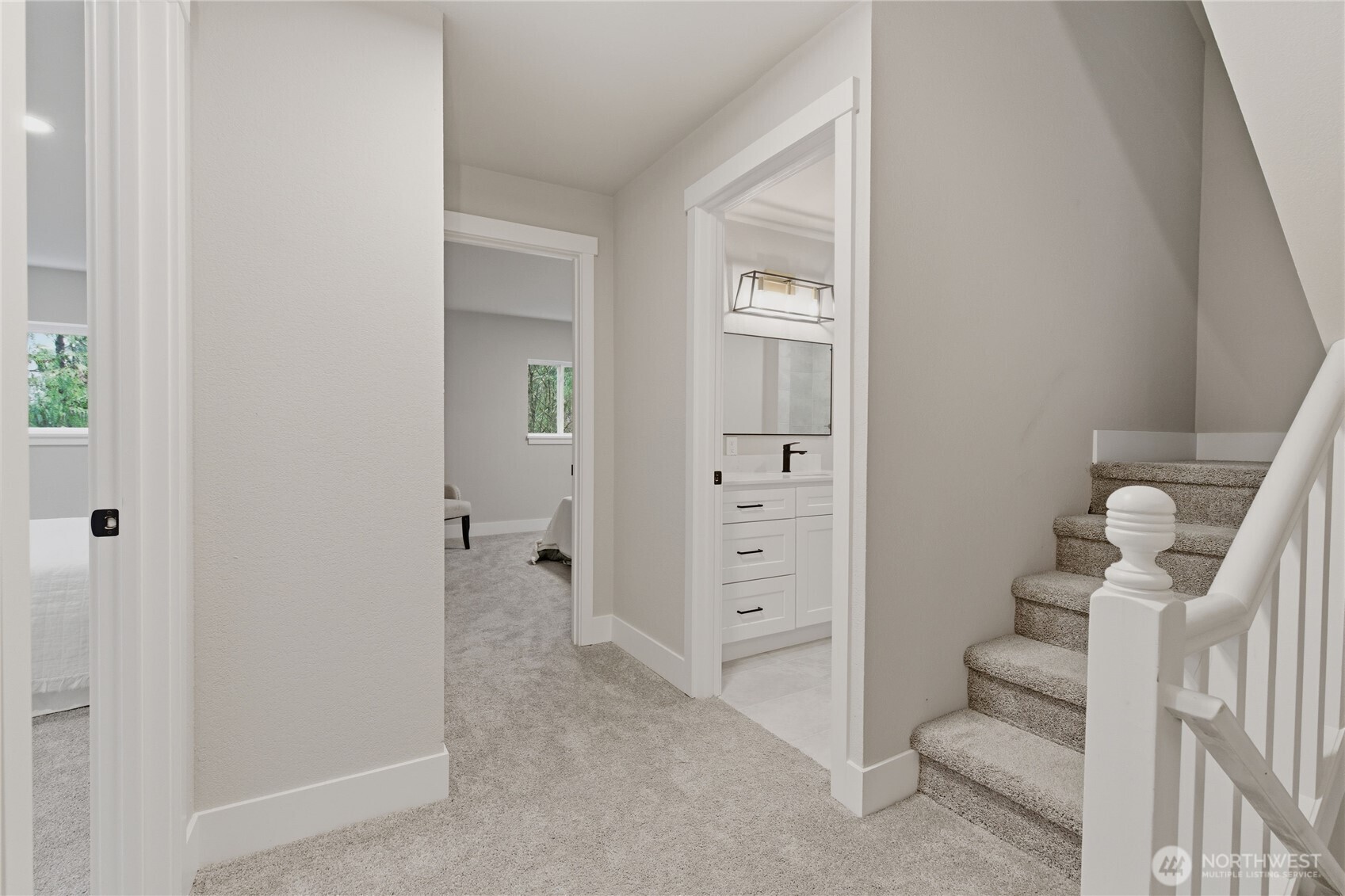 25816 178th Street Southeast Monroe, WA 98272 - Photo 17 of 40 wooden floor and closet in white room