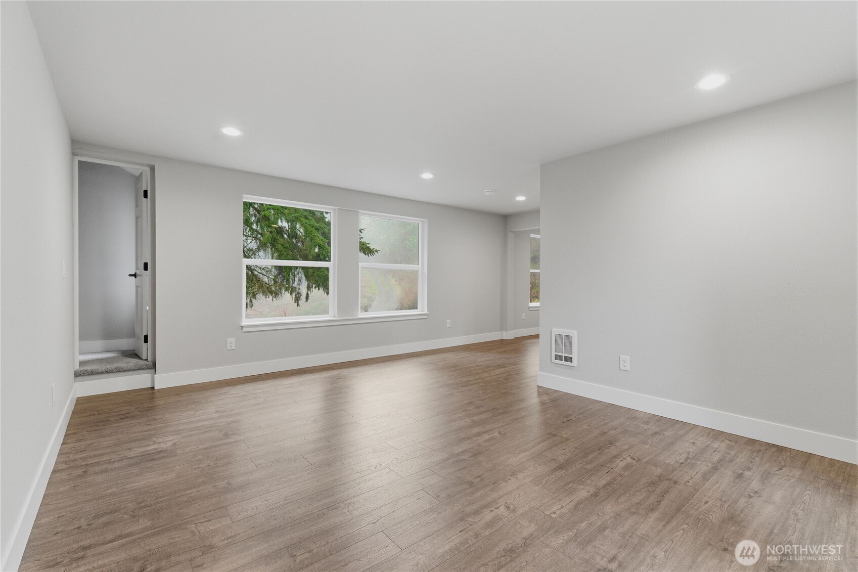25816 178th Street Southeast Monroe, WA 98272 - Photo 30 of 40 wooden floor in an empty room with a window