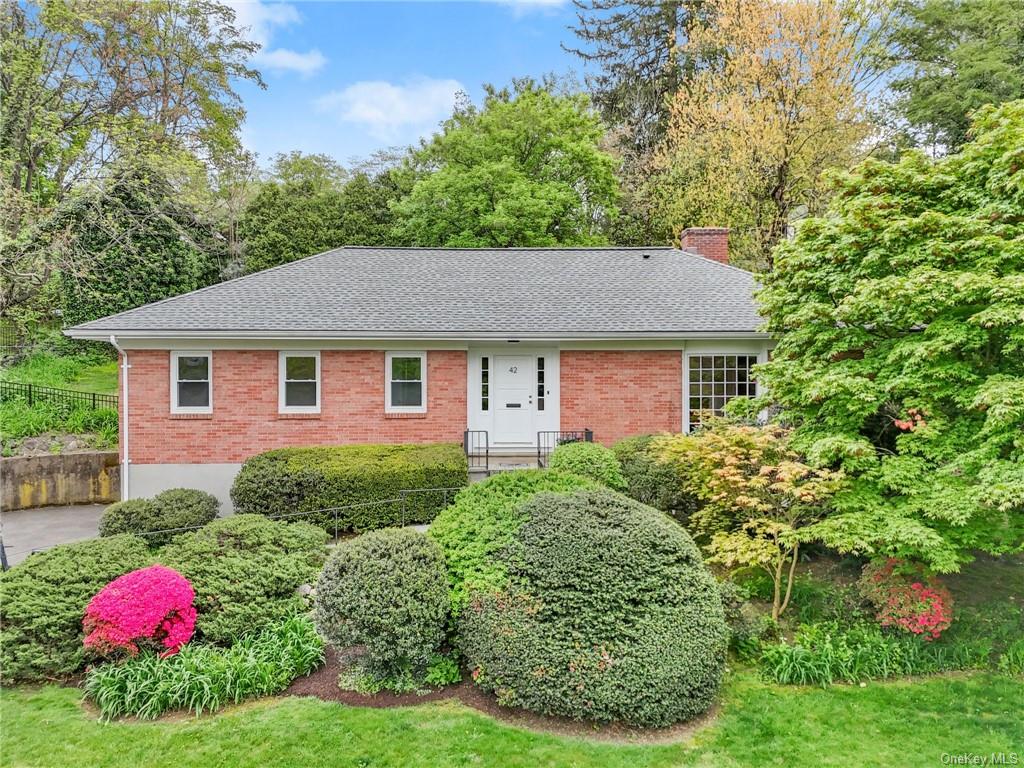 Brick ranch style home in the heart of Fox Meadow, a short walk to downtown Scarsdale shops and Metro North train, Scarsdale High School and Public Library plus a park and playground around the corner!