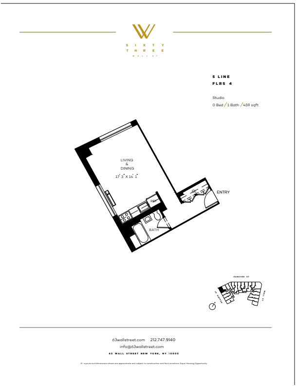 63 Wall Street, Unit 405 Manhattan, NY 10005 - Photo 20 of 20 unknown