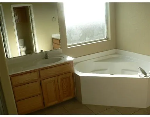 a bathroom with a sink and a window