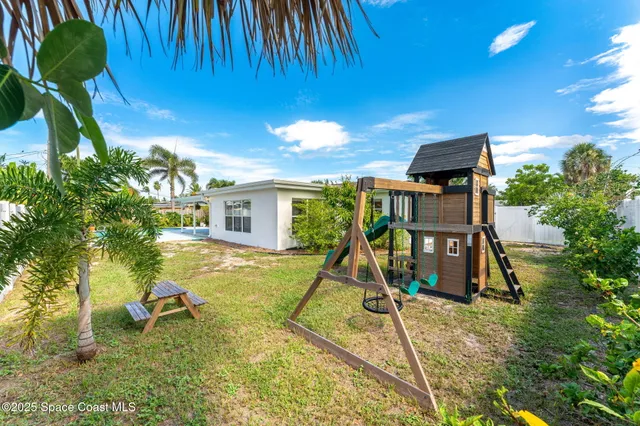 a view of a house with a patio